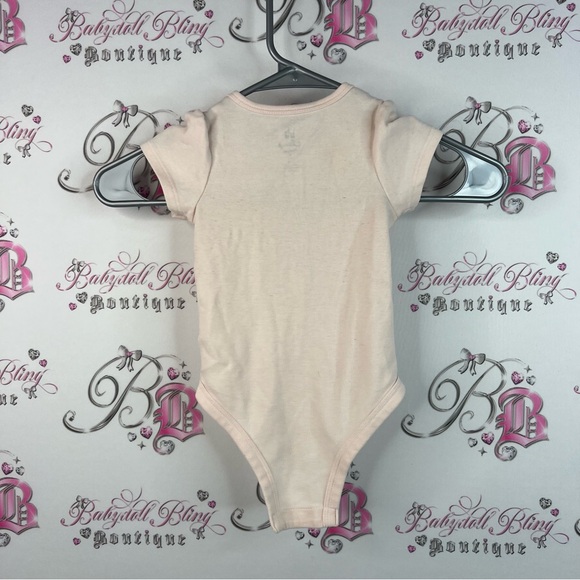 Disney baby Bambi deer onesie bodysuit style jumper Light Pink Baby Bodysuit - Picture 2 of 9